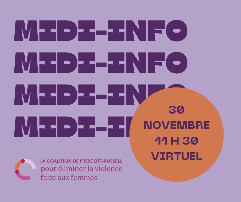 Coalition Lunch & Learn (in French)